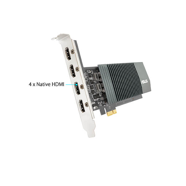 Asus GT 710 2GB | GDDR5 64-bit Gaming Graphics Card With 4 HDMI